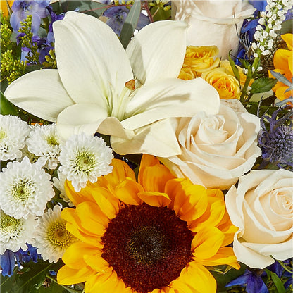 Wonderfully Sunny Bouquet – THE MOST BLOOMS & MORE, Grand Bay AL