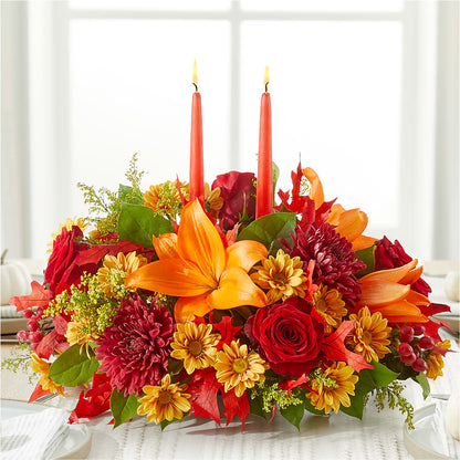 Autumn's Embrace Centerpiece – THE MOST BLOOMS & MORE, Grand Bay AL