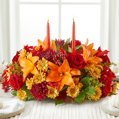 Autumn's Embrace Centerpiece – THE MOST BLOOMS & MORE, Grand Bay AL