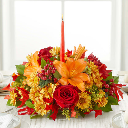 Autumn's Embrace Centerpiece – THE MOST BLOOMS & MORE, Grand Bay AL
