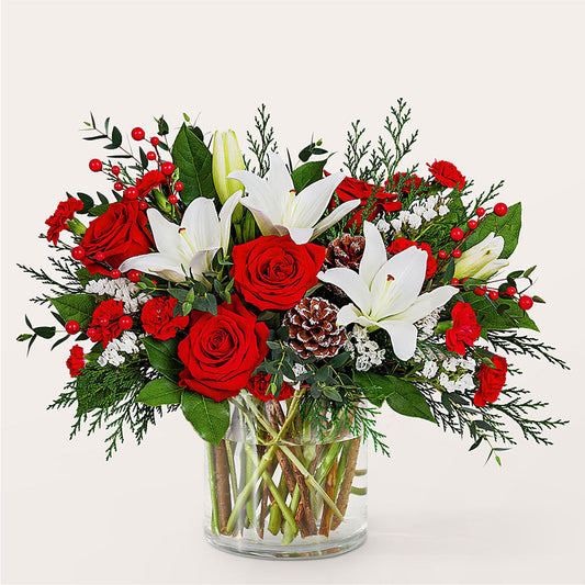 Best in Snow Bouquet – THE MOST BLOOMS & MORE, Grand Bay AL