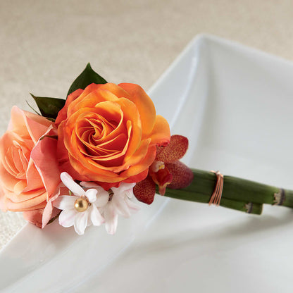 Sunset Dream Boutonniere – THE MOST BLOOMS & MORE, Grand Bay AL